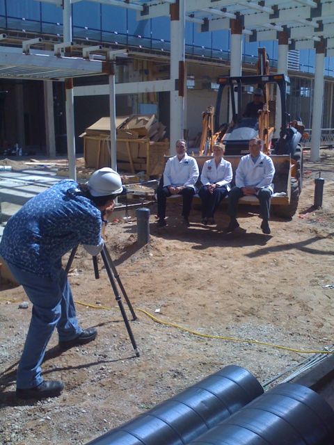 UNMCC construction shoot